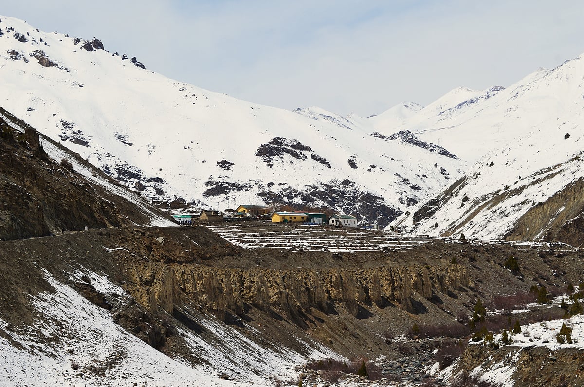 Jadung is located on the Indo-Tibet border