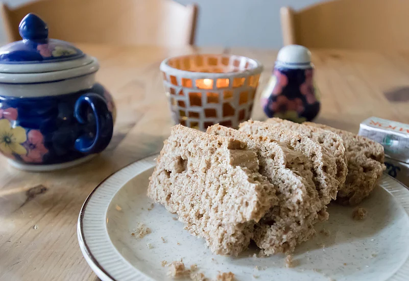 Rúgbrauð, or “rye bread”, is traditionally baked in wooden boxes near hot springs
