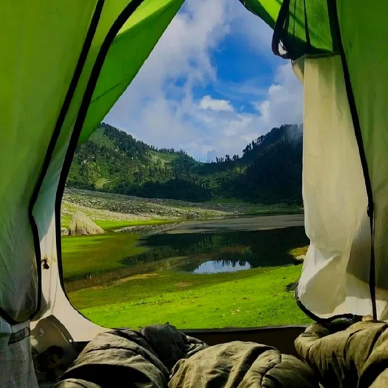 The view of the Kareri Lake
