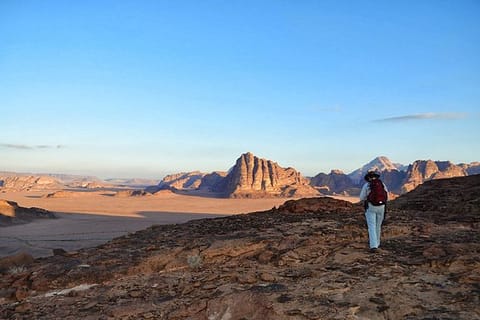 A view of Wadi Rum valley