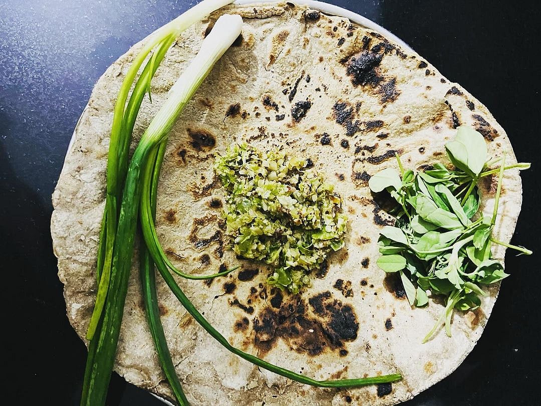 Thecha is a pickle made of green chillies