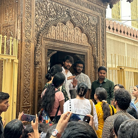 Anas Khan on one of his walks