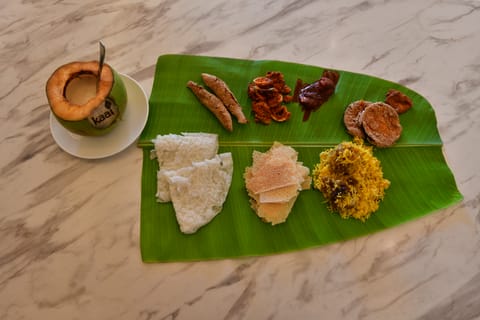 The traditional platter at Nilaya