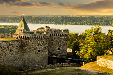 A view of the Belgrade Fortress