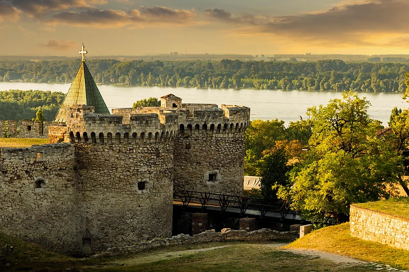 A view of the Belgrade Fortress