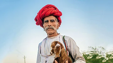 Photo: Shutterstock : A tribesman from the Rabari community