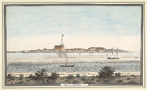 View of the fort of Kochi c.1800
