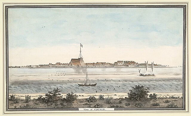 View of the fort of Kochi c.1800