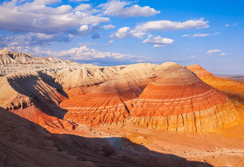 The stunning Aktau Mountains in the Almaty region of Kazakhstan