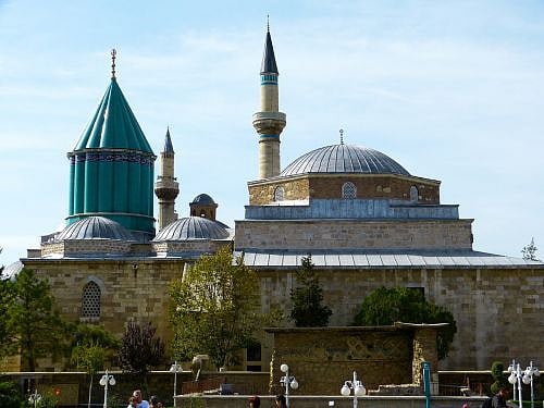 Mevlana Museum, the grand Seljuk-era tomb where the Mevlana is interred