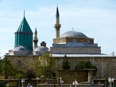 Mevlana Museum, the grand Seljuk-era tomb where the Mevlana is interred