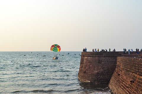 Aguada Fort and Sinquerim Beach in Goa