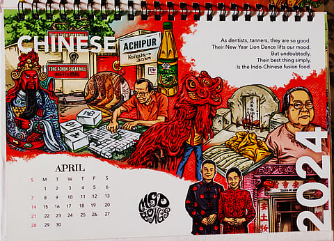 The section on Kolkata's Chinese community