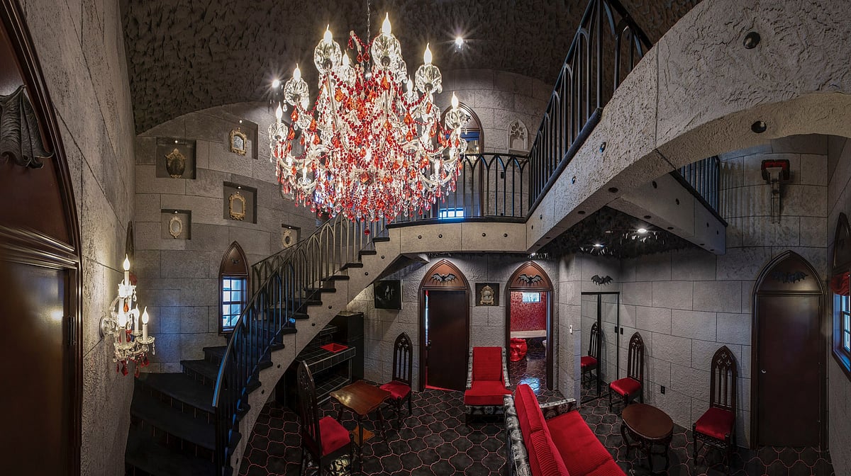 Inside Draculas Fangs Cottage