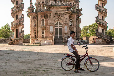The maqbara is a state protected monument