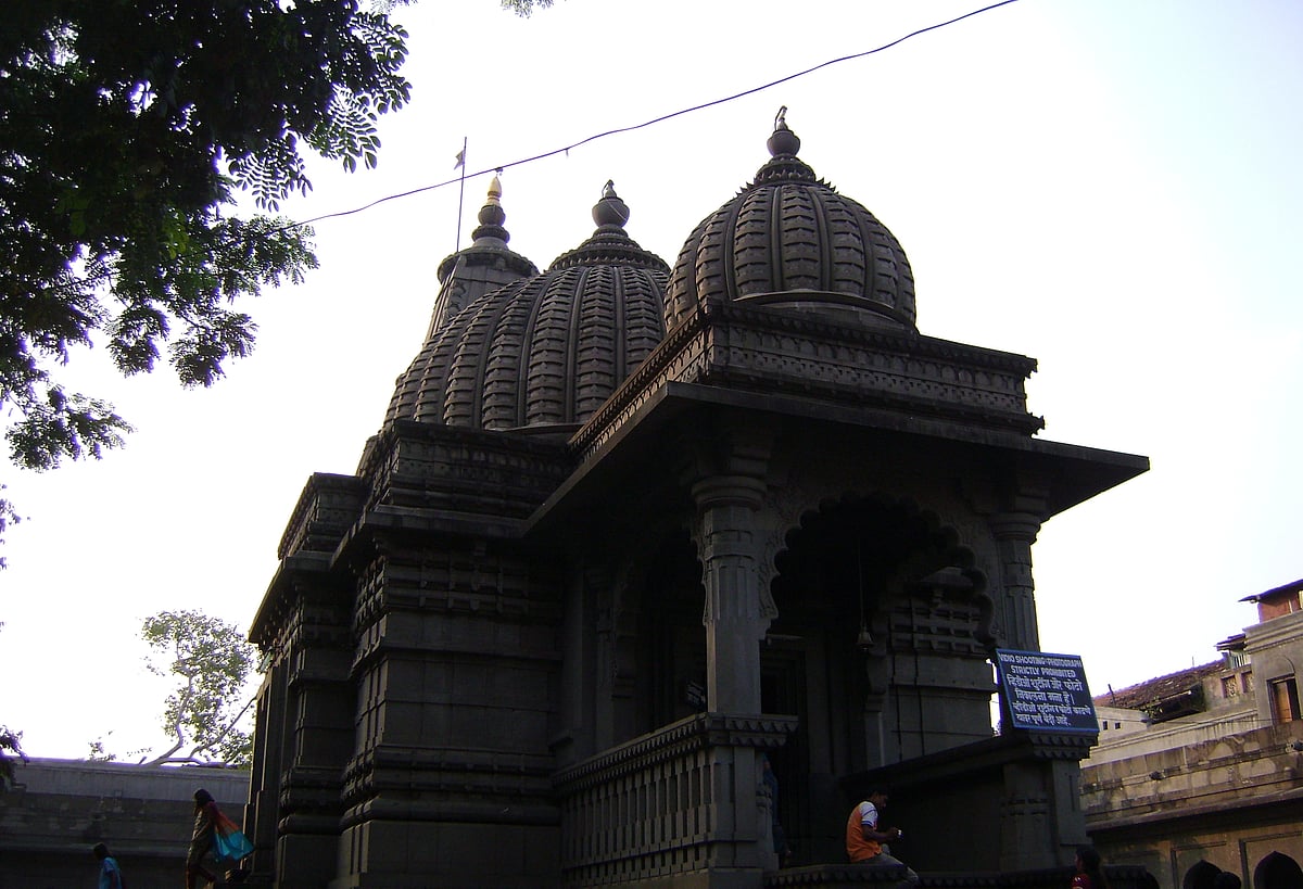 Kala Ram Temple is constructed using black stone chalk