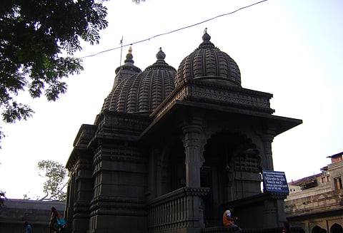 Kala Ram Temple is constructed using black stone chalk