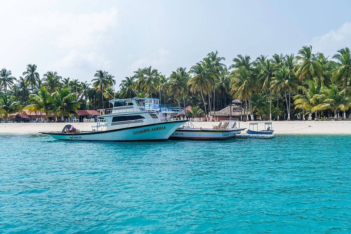 A view of the Lakshadweep Islands