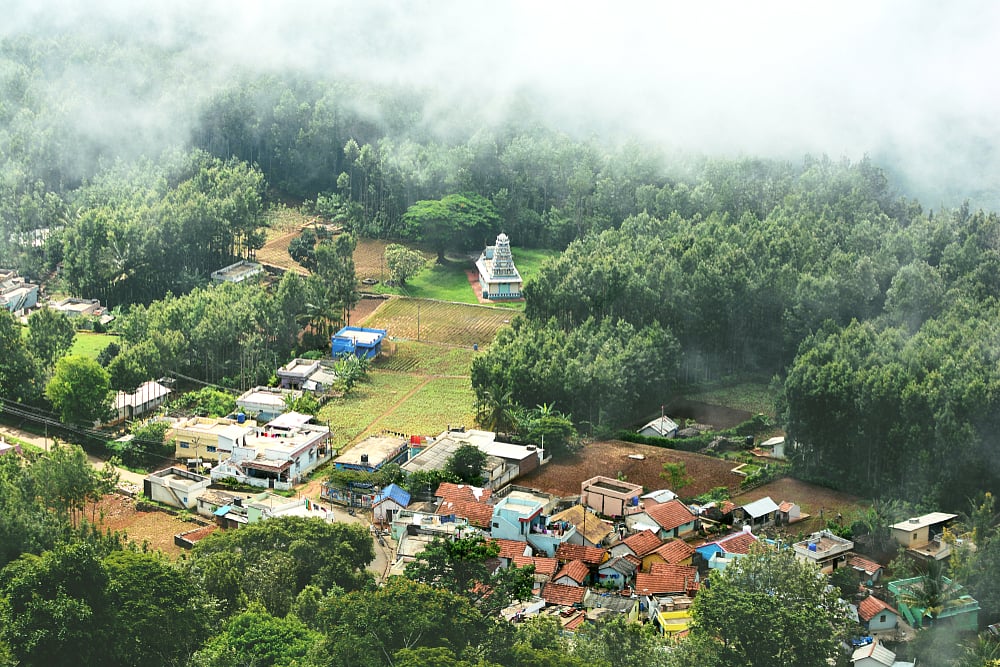 The view from Pagoda Point in Yercaud