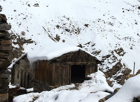An abandoned house in Jadung