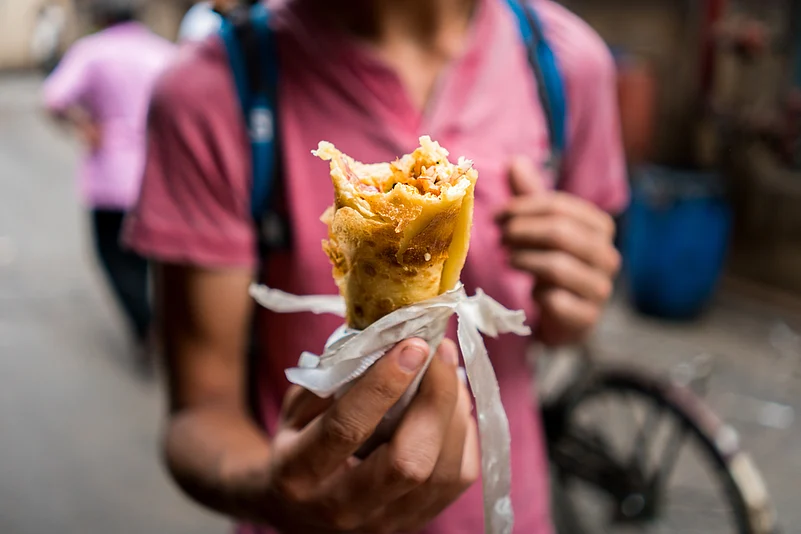 The kathi roll is a Kolkata invention