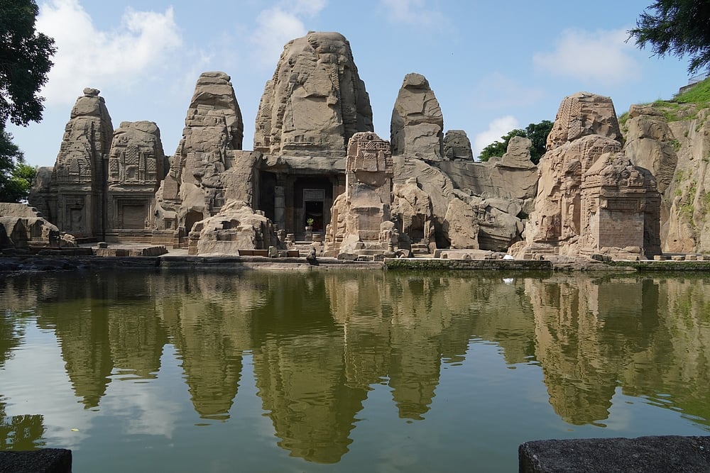 Rock cut temple of Masroor 