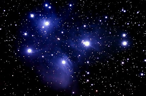 A picture of M45