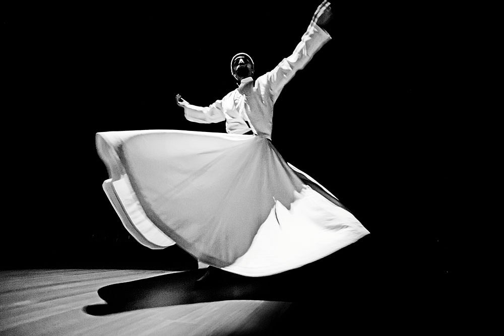 Shutterstock : A dervish performing the sema dance