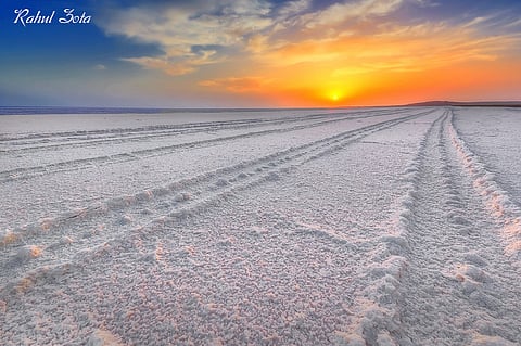 The seemingly endless expanse of the Great Rann of Kutch