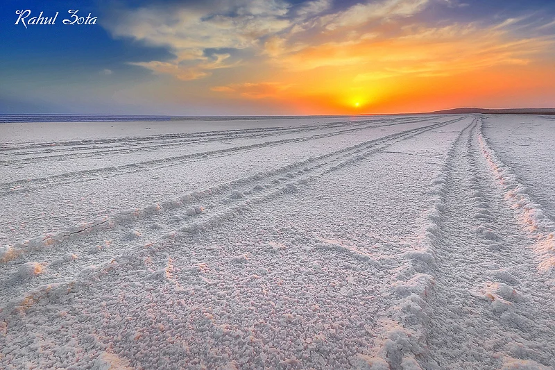 The seemingly endless expanse of the Great Rann of Kutch