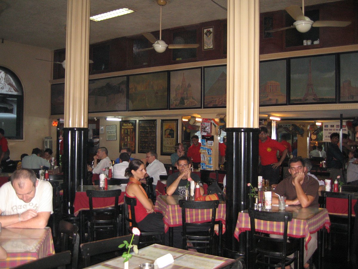 Inside the Leopold Café