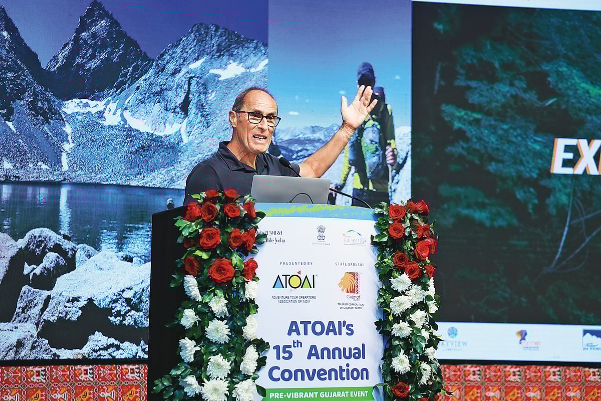 Delivering the Keynote Address, Mr Mike Druce, Founder, SlalomCoach, and former competitive canoeist and Olympic coach