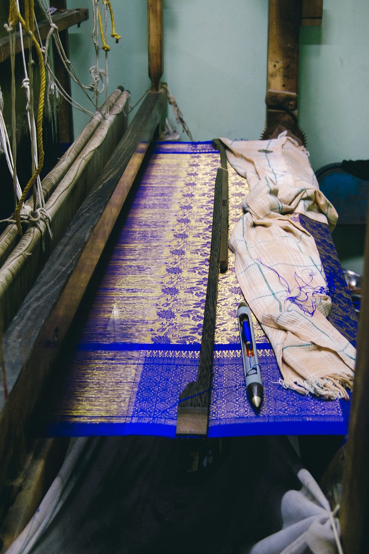 A weaving workshop