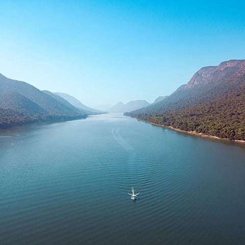 Satkosia spreads along the magnificent gorge over the mighty river Mahanadi