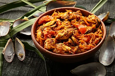 Shutterstock : Kallummakaya, or mussels, are a delicacy in Lakshadweep, known for their tender meat and distinct oceanic flavour