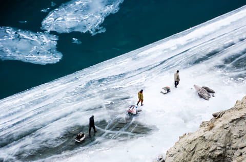 Chadar Lake Trek is the most difficult trek in the Himalayas