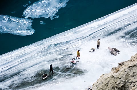 Chadar Lake Trek is the most difficult trek in the Himalayas