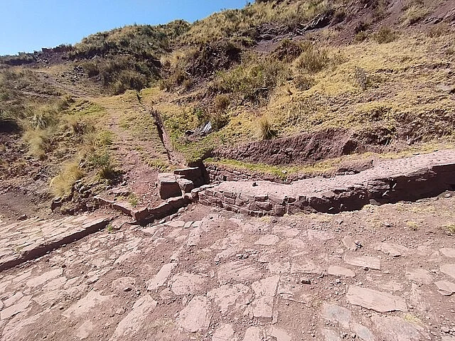 A section of the Qhapaq Ñan, Andean Road System