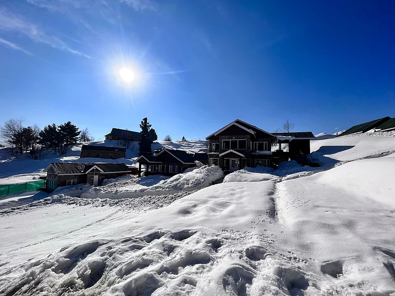 Gulmarg Village in the middle of Himalaya mountain at Kashmir