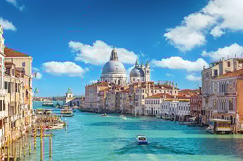 The Grand Canal and Basilica Santa Maria della Salute