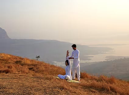 Outdoor yoga sessions at Hilton Shillim