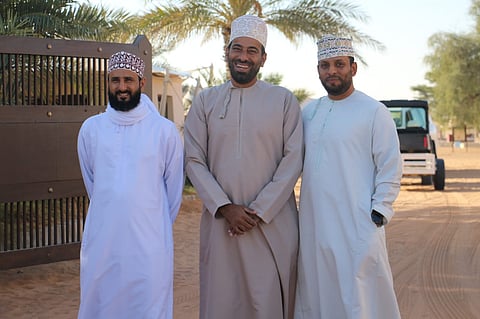 Tour guides (from L-R): Talib, Nasir and Saed
