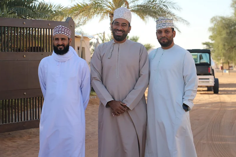 Tour guides (from L-R): Talib, Nasir and Saed