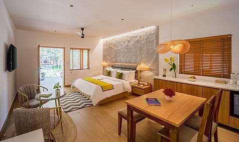 At Shatam Jeeva, material comfort is overridden by it's immersive outdoor naturopathy