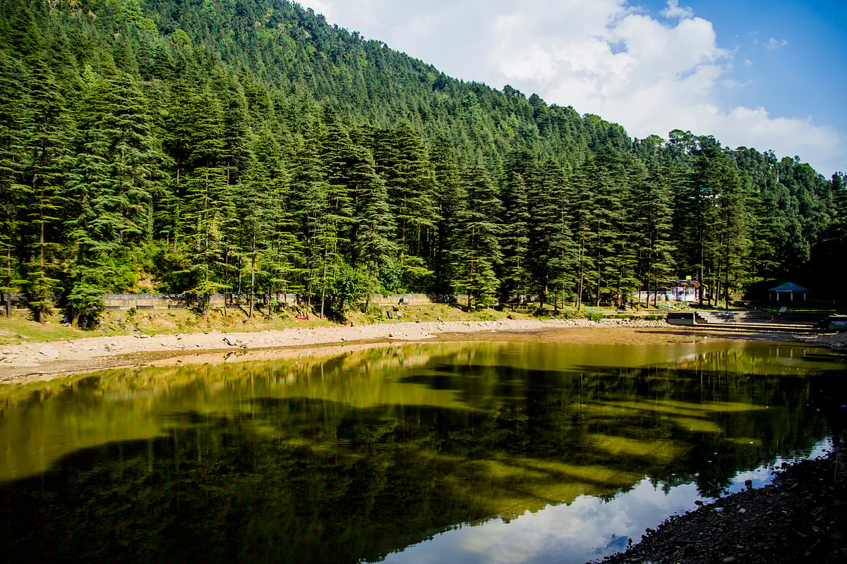 Dal Lake is a serene waterbody near McLeod Ganj