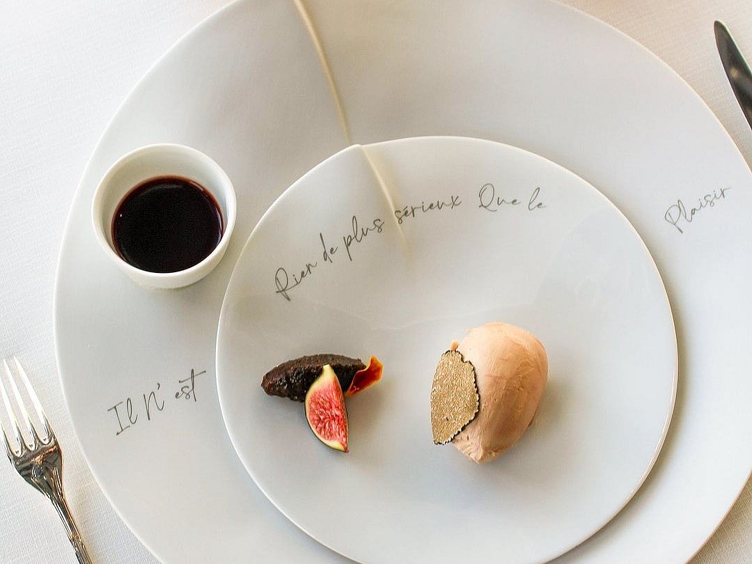 Restaurants iconic dish Three Emperors Foie Gras