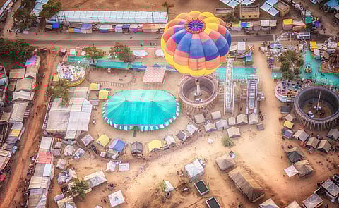 Hot Air Balloon Ride, Pushkar