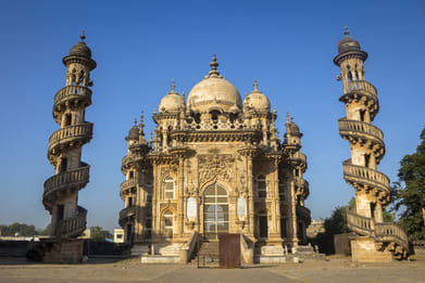 Yash Earth/Shutterstock : The 19th-century Mahabat Maqbara is a mixture of Indo-Saracenic, Islamic and European architecture