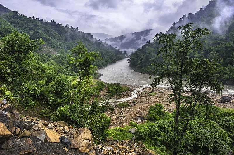 Kameng River in Arunachal Pradesh