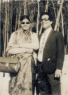 Samaresh Basu with his spouse